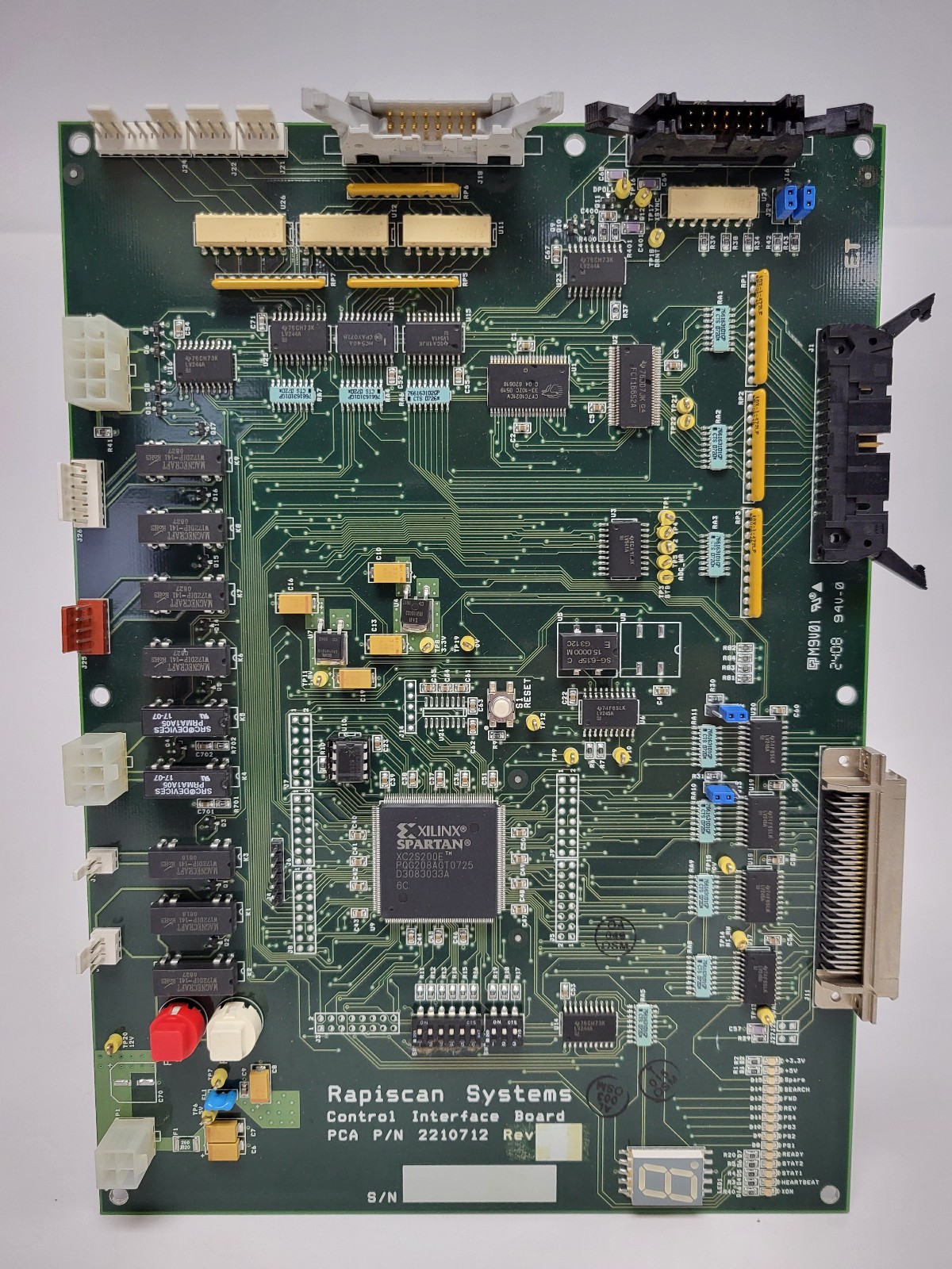 Rapiscan Control Interface Board 2210712 for 618/620/622... Security X-Ray Parts