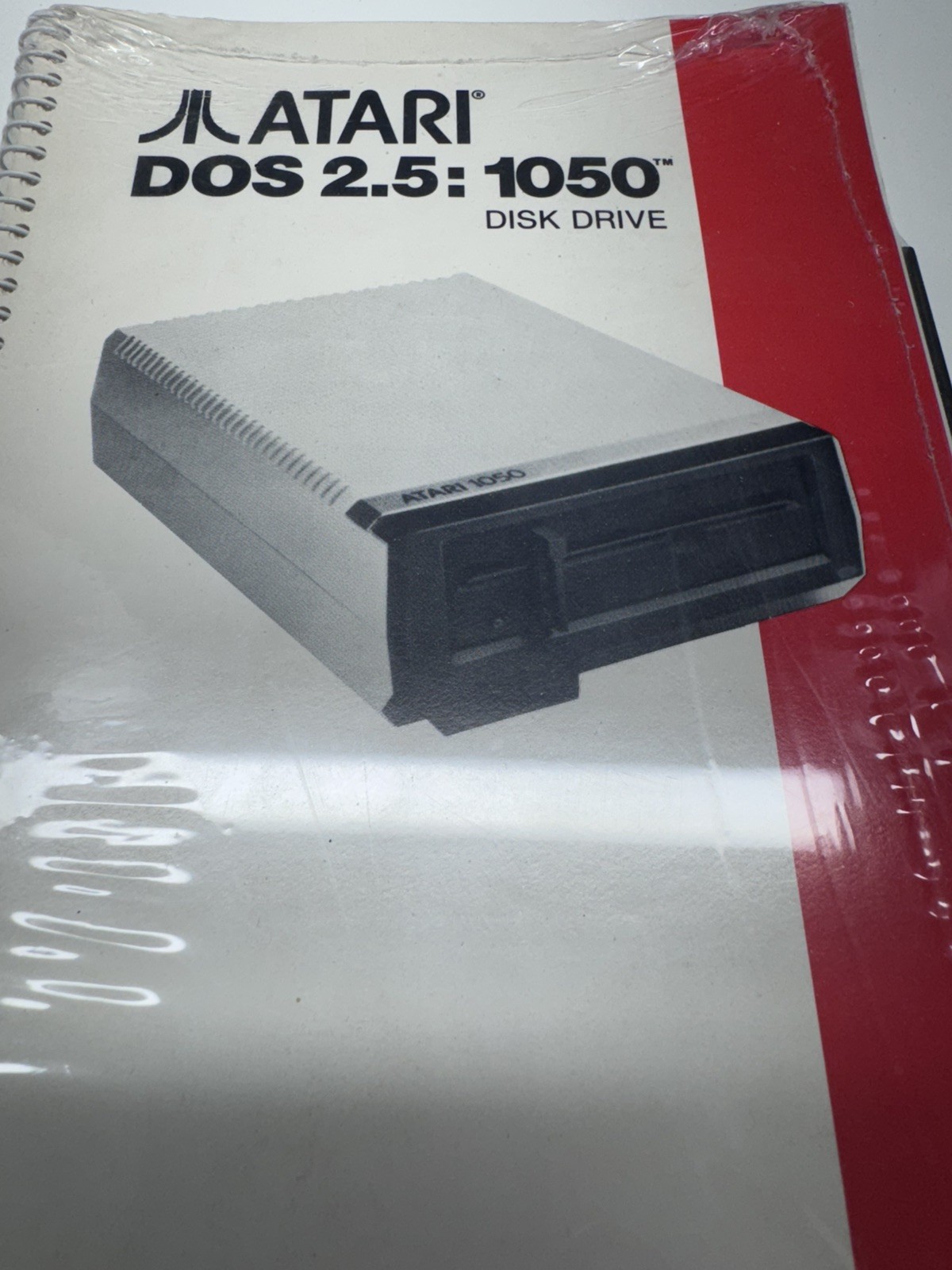 Lot Of 2 Atari Manuals - Atari DOS 2.5: 1050 Disk Drive & Atari Basic Reference