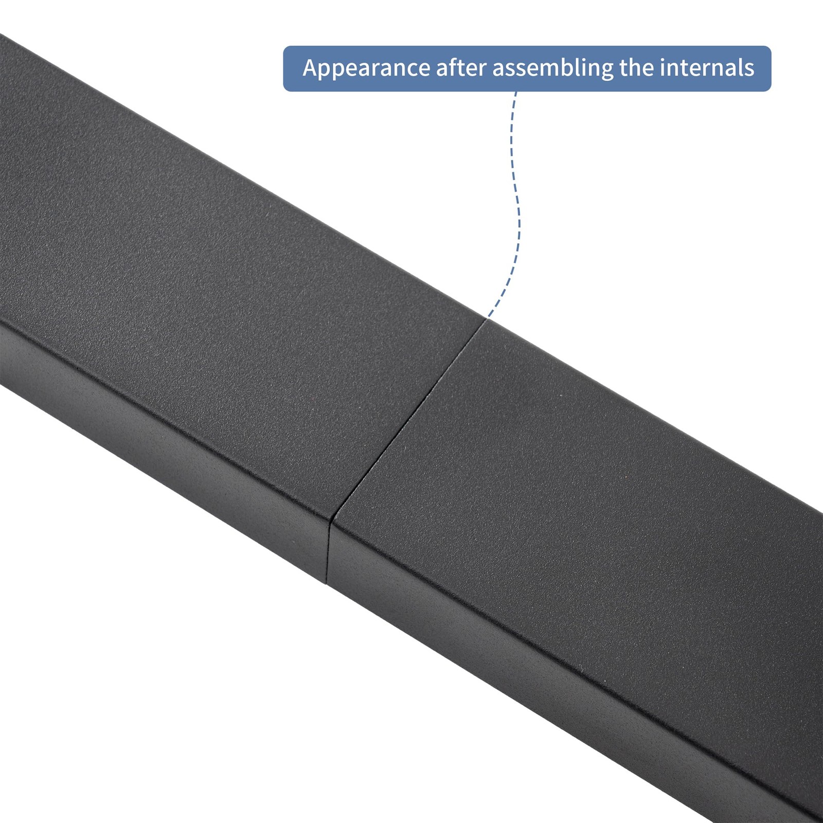 7FT Matte Black Handrails Kit for Indoor Outdoor 7 FT,