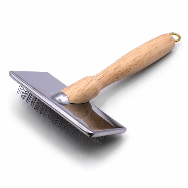 Pro Finish Slicker Dog Grooming Brush Slick Coat Long Fur