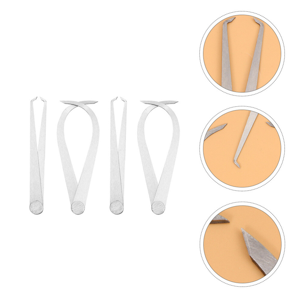 4 Pcs Caliper Set Precision Measuring Tools Steel Modeling outside
