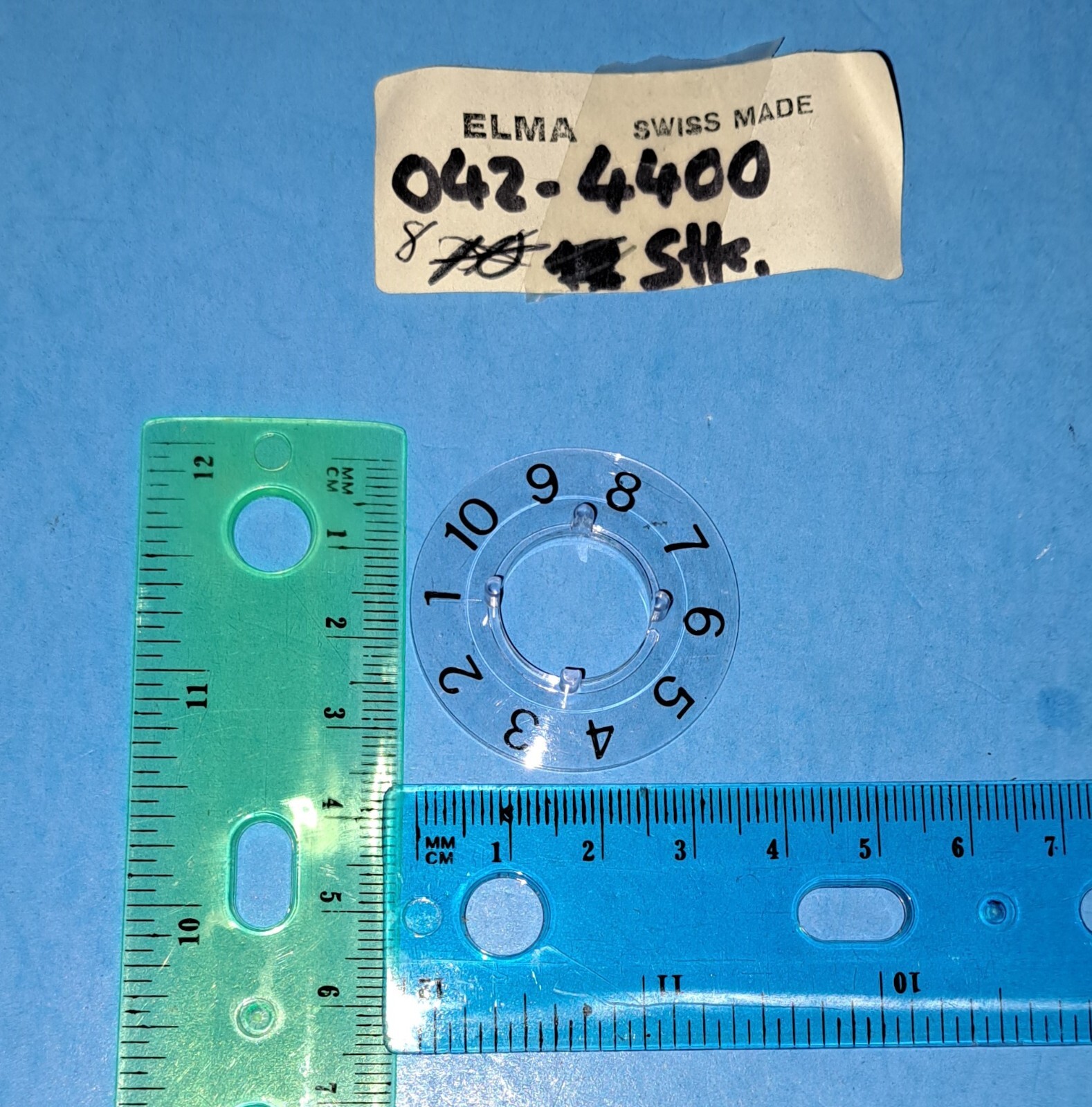 ELMA Knob Accessories, Number Dial 042-4400 ( one )