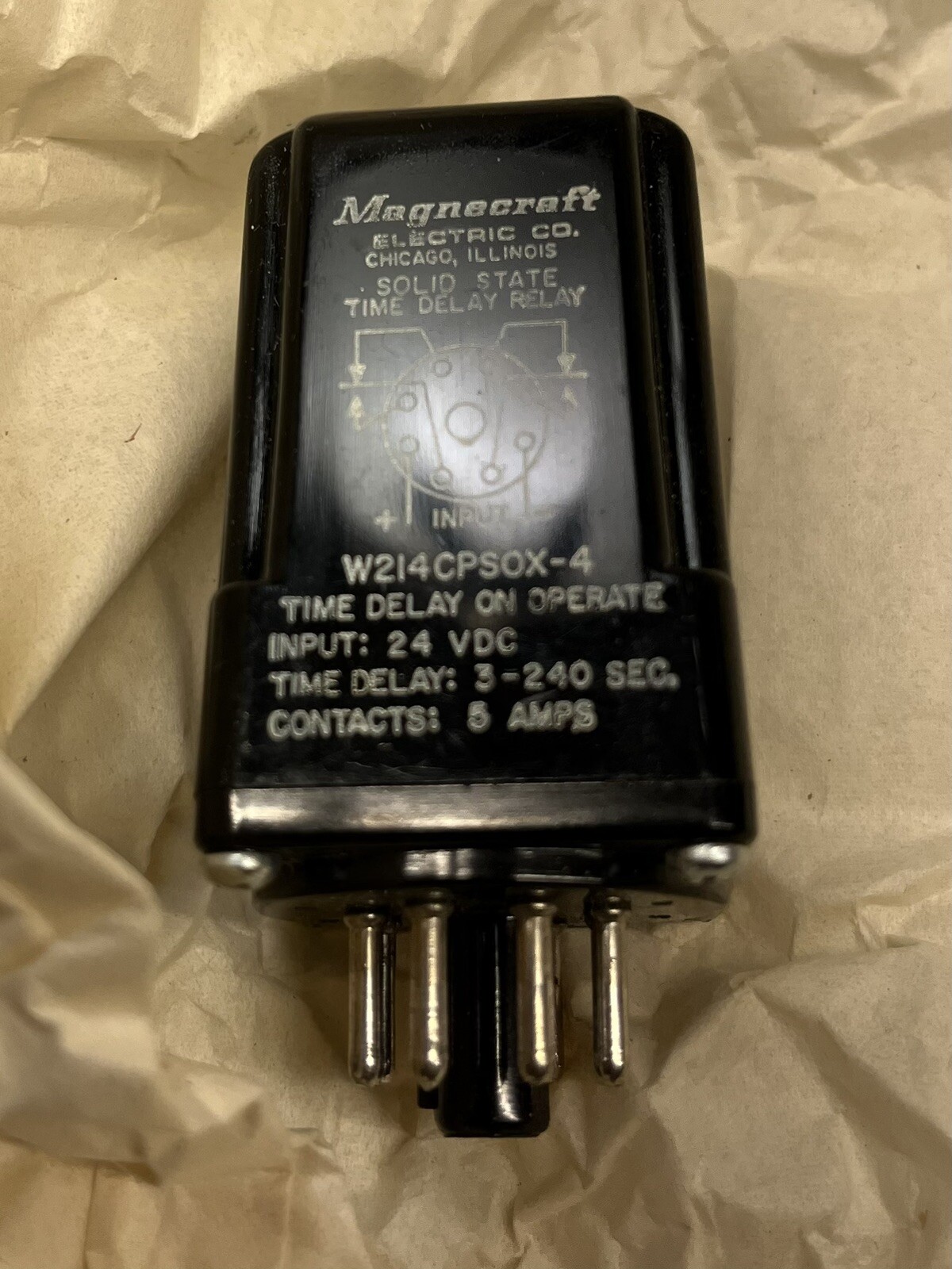 NEW IN BOX MAGNECRAFT RELAY W214CPS0X-4 24VAC