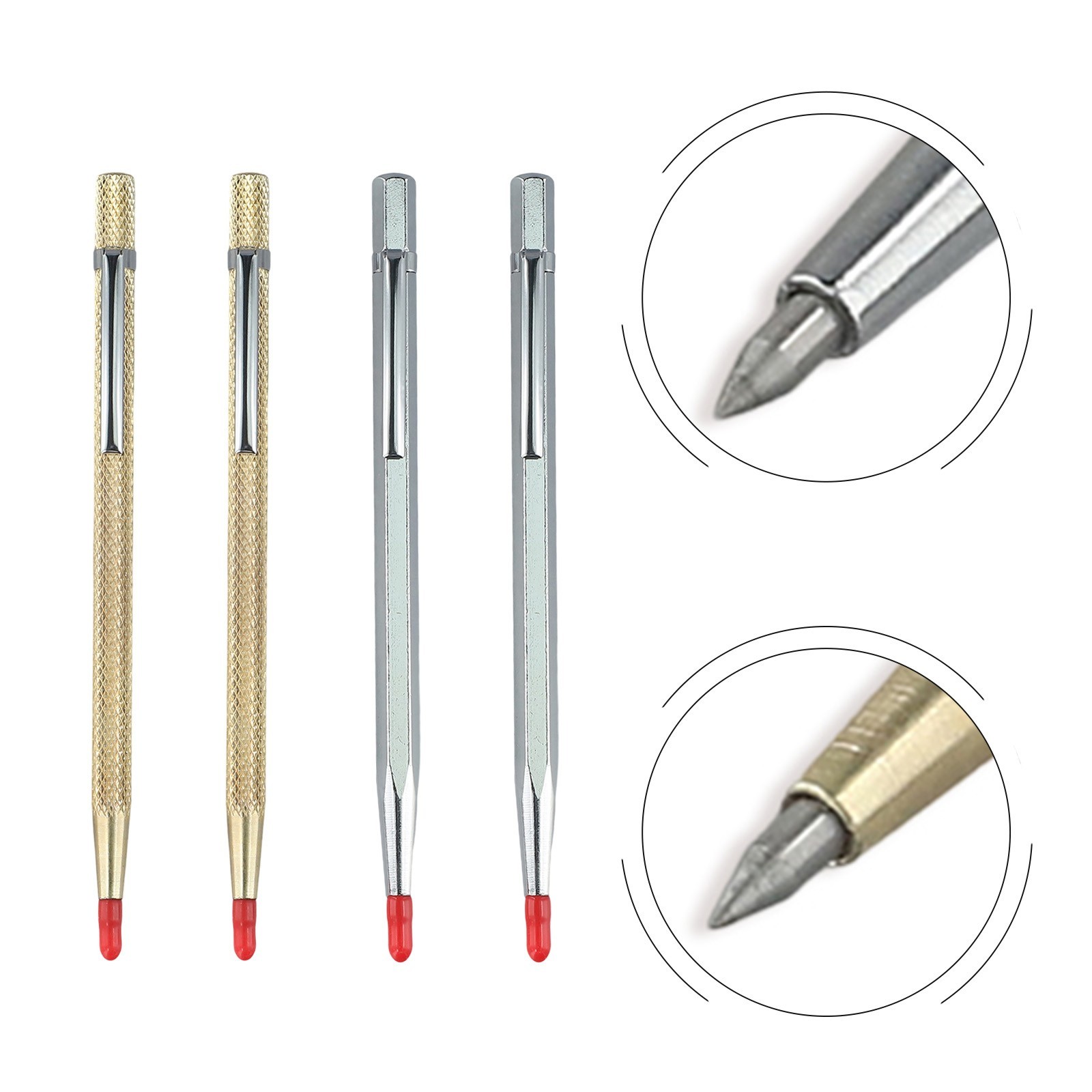 Long Lasting Metal Plate Glass Marker Diamond Carbide Scriber for Tile Cutting