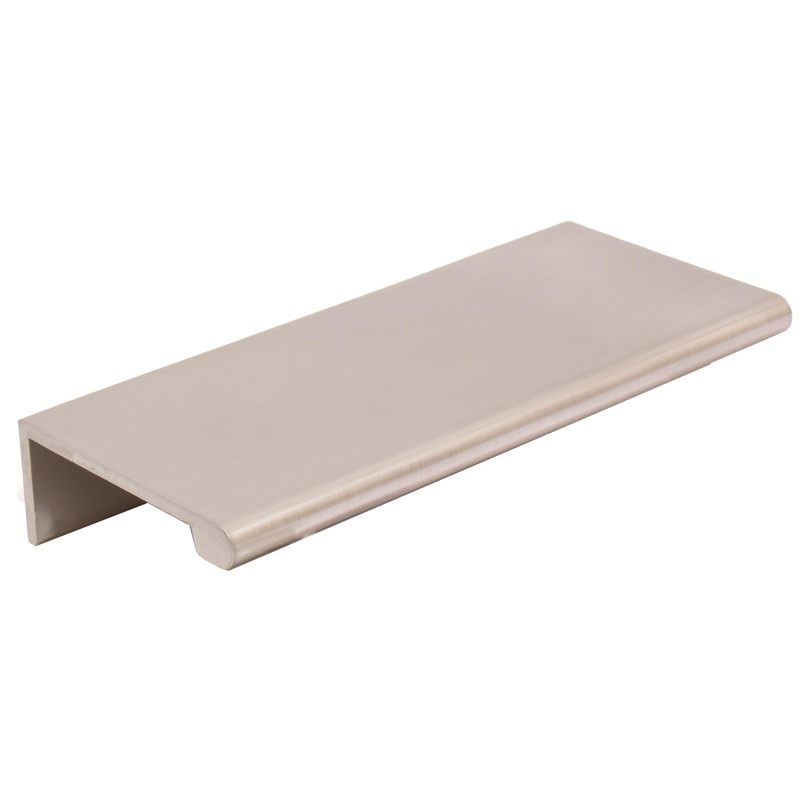 Cabinet Edge Pull, 2 Inches, 3-1/4" Overall Length, Satin Nickel by Stone Harbor