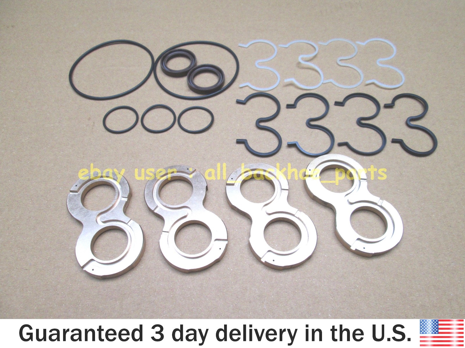 JCB BACKHOE- PARKER HYDRAULIC PUMP SPLINE MODEL REPAIR KIT (20/902703 20/902901)