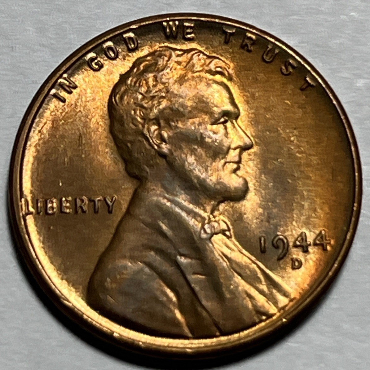 1944 D/D Wheat Penny Errors DDO Die Clash Uncirculated