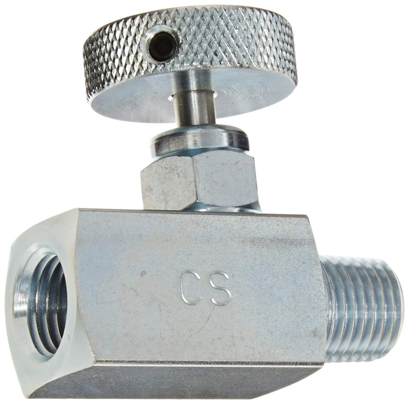PIC Gauge NVS-CS-1/4-GS180-MXF Carbon Steel Small Body Straight Needle Valve