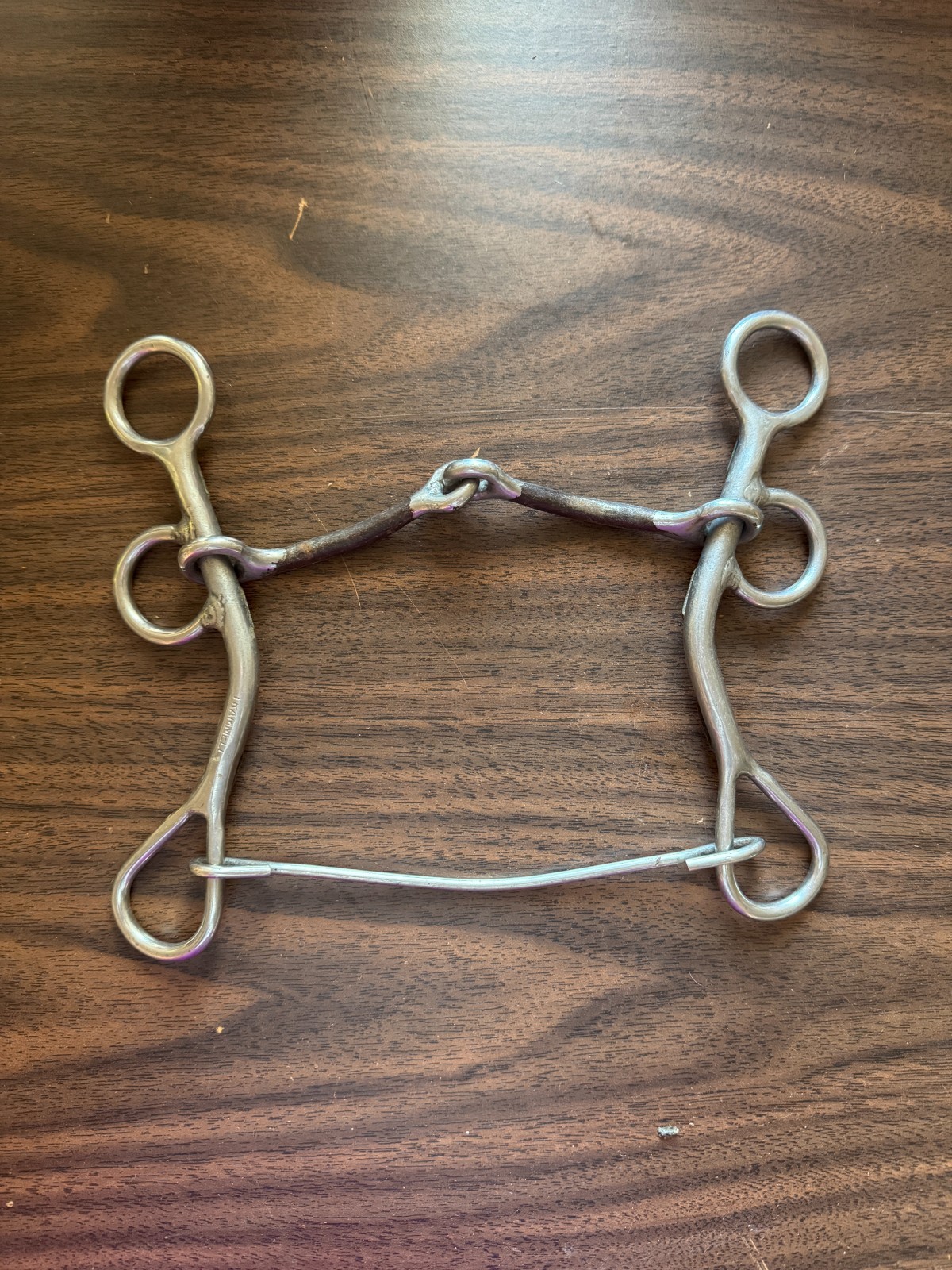 Pelham Horse Bit Jointed Used Good Condition