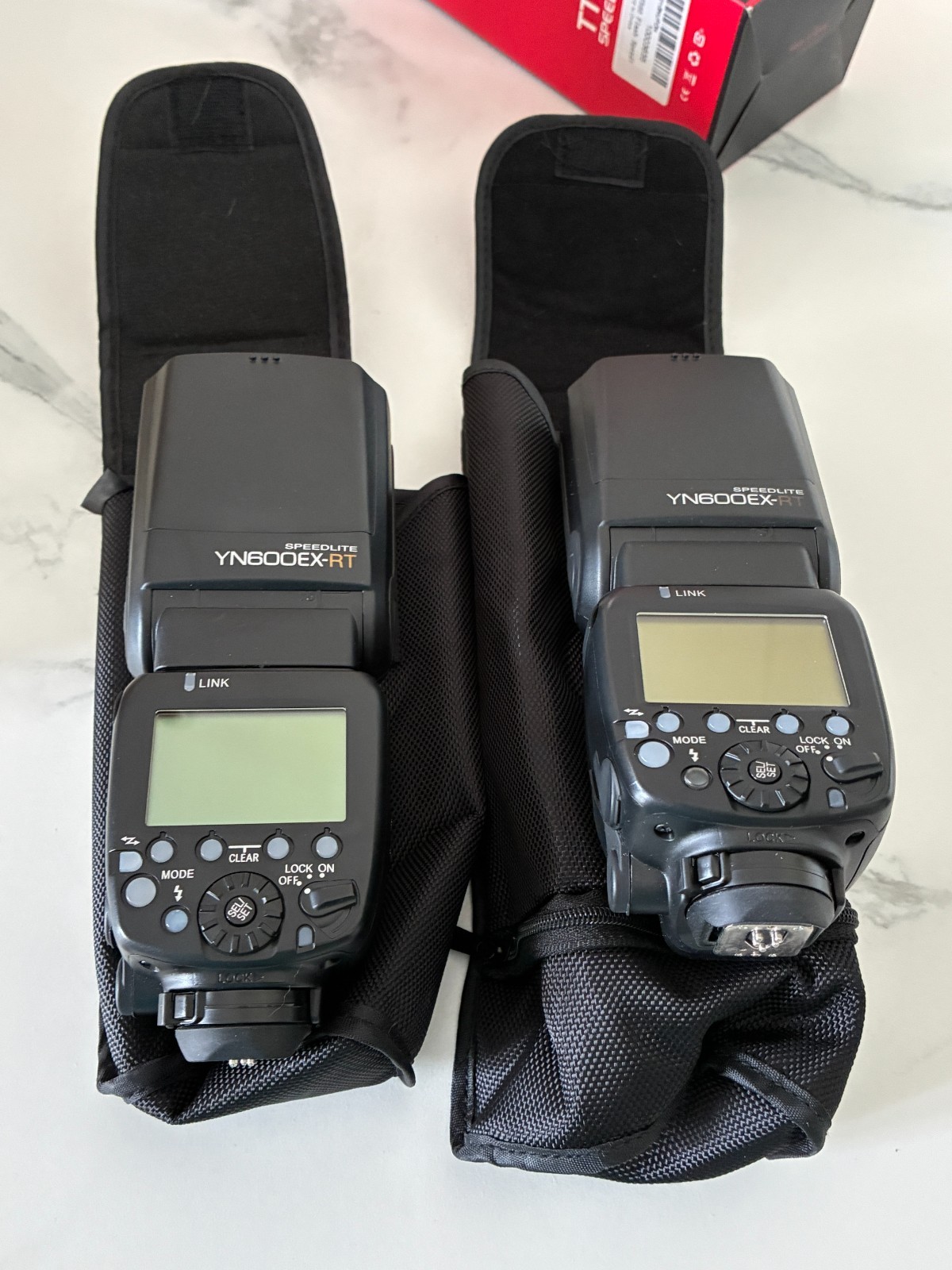 Yongnuo Flash Kit: Pair YN600EX-RT Speedlite Flashes + YN-E3-RT II Transmitter