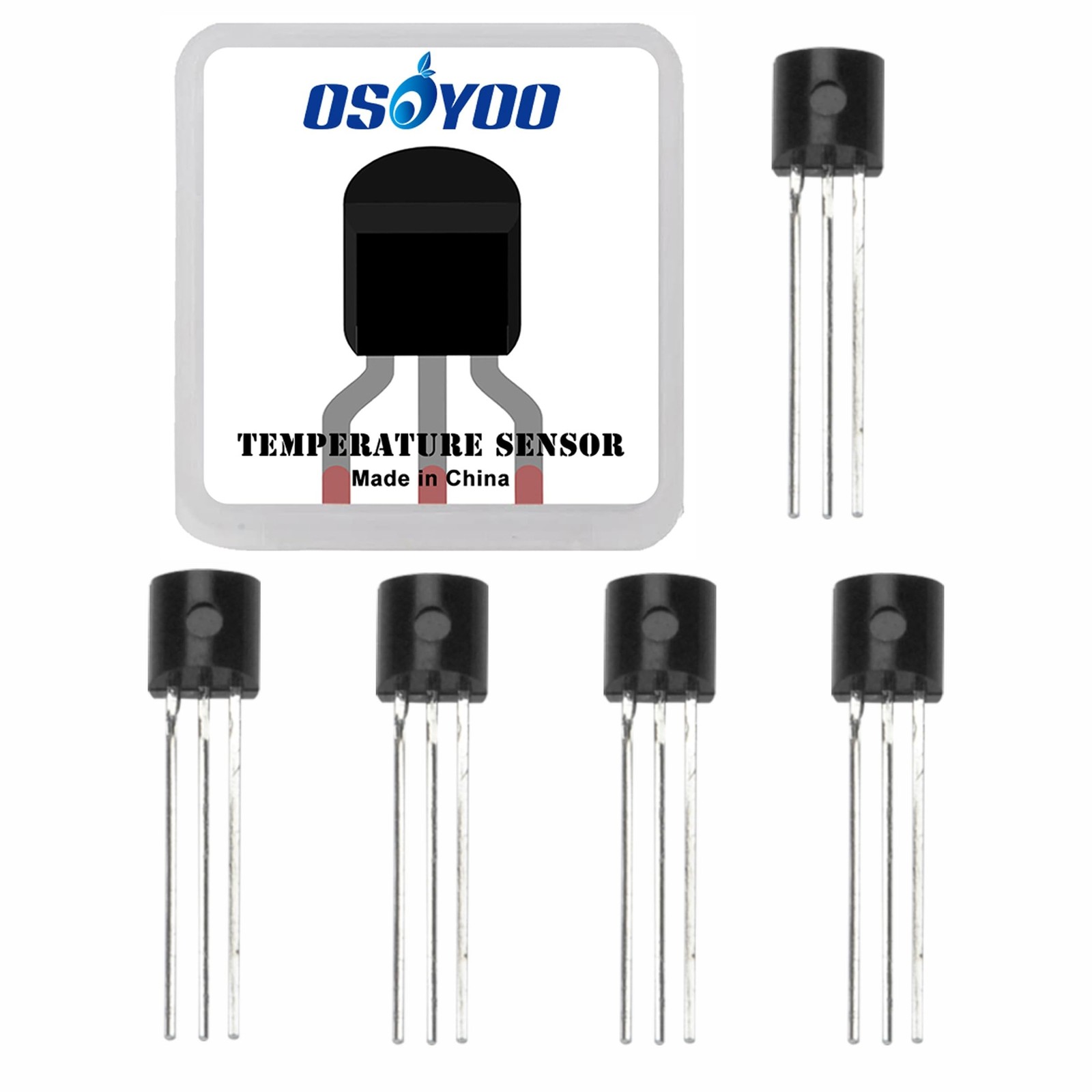5X DS18B20 Programmable Resolution 1-Wire Interface Technology Single Bus Tem...
