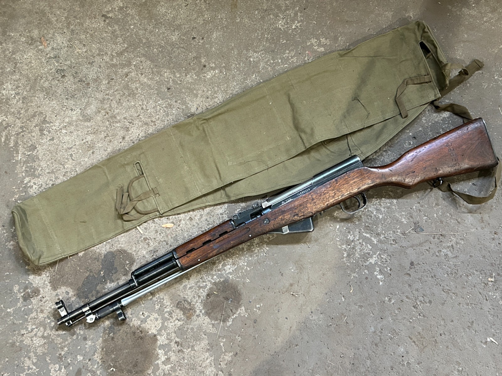 Original Chinese Vietnam War SKS Rifle Canvas Cover