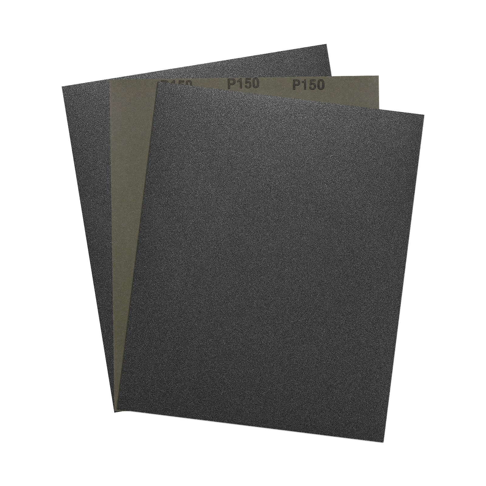 Sandpapers (9" x 11"/229mm x 279mm) 3 Sheet, 150 Grit Wet Dry Sand Paper