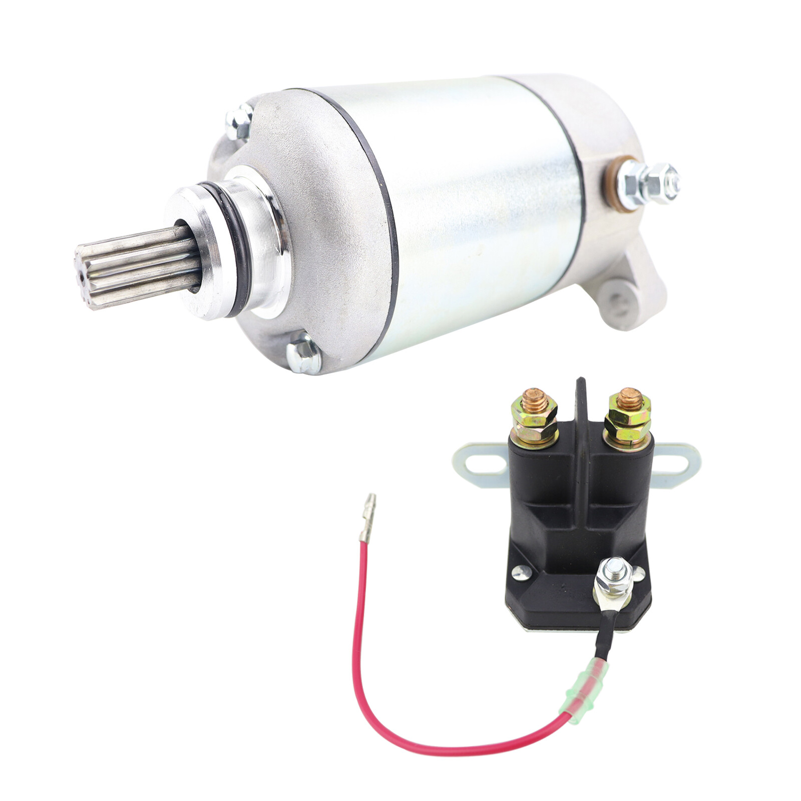Trail Boss 330 Starter Motor & Relay Replacement for Polaris 18645 2003-2004