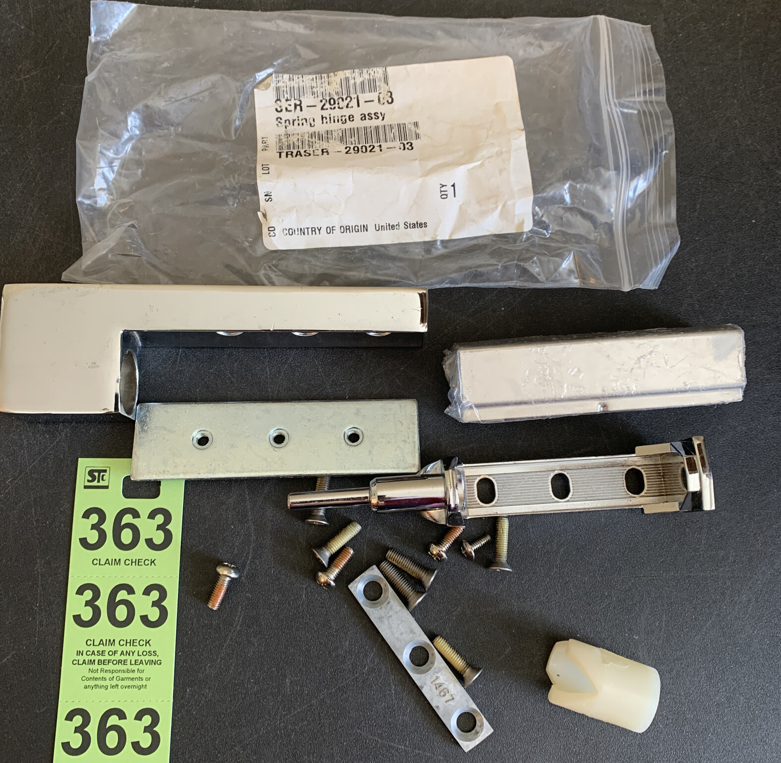 Traulsen SER-29021-03 SPRING HINGE ASSY KLEIN