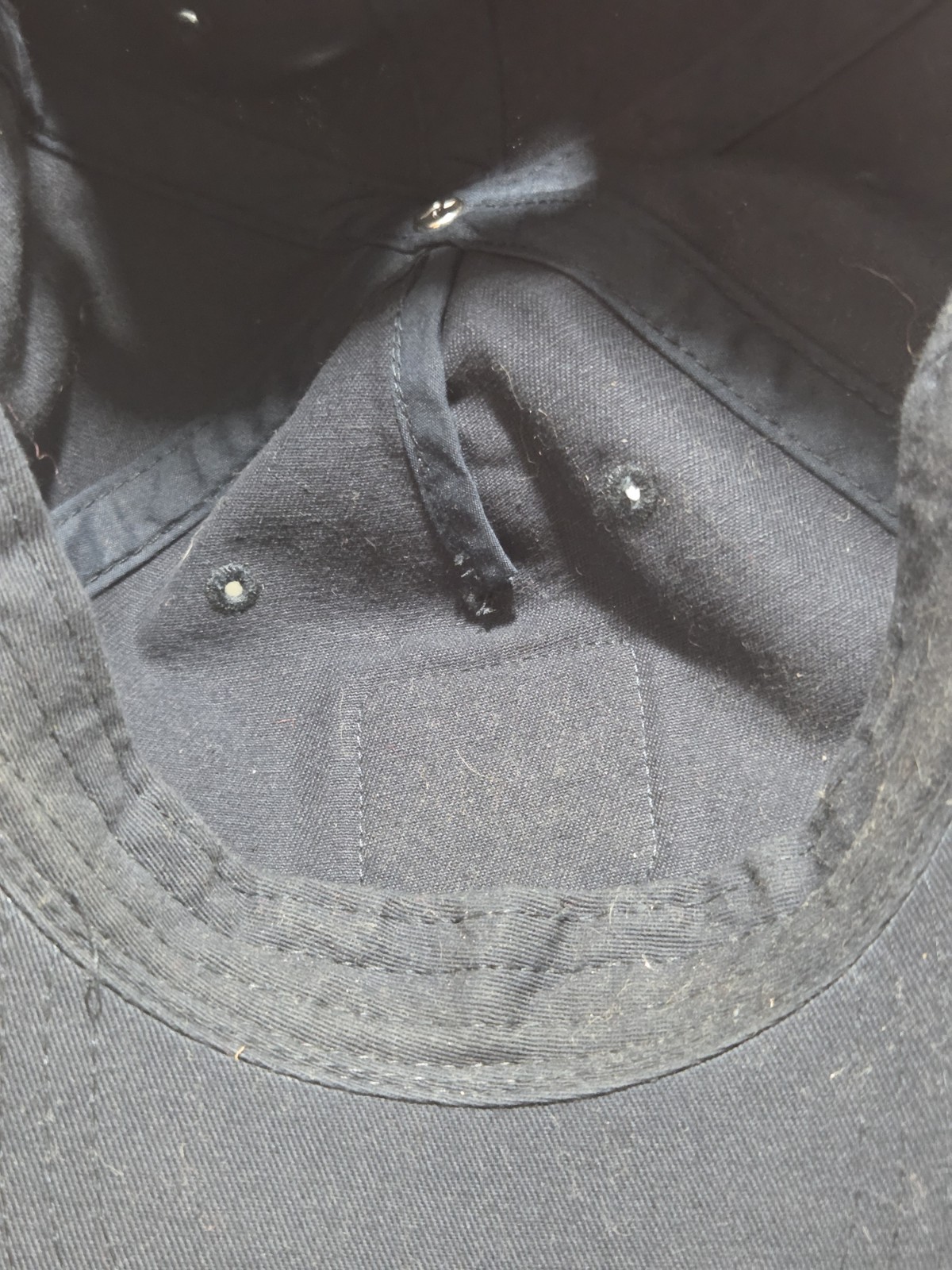 GRUNDENS Bass Popper SE Snapback Cap Great Used Condition Navy Blue