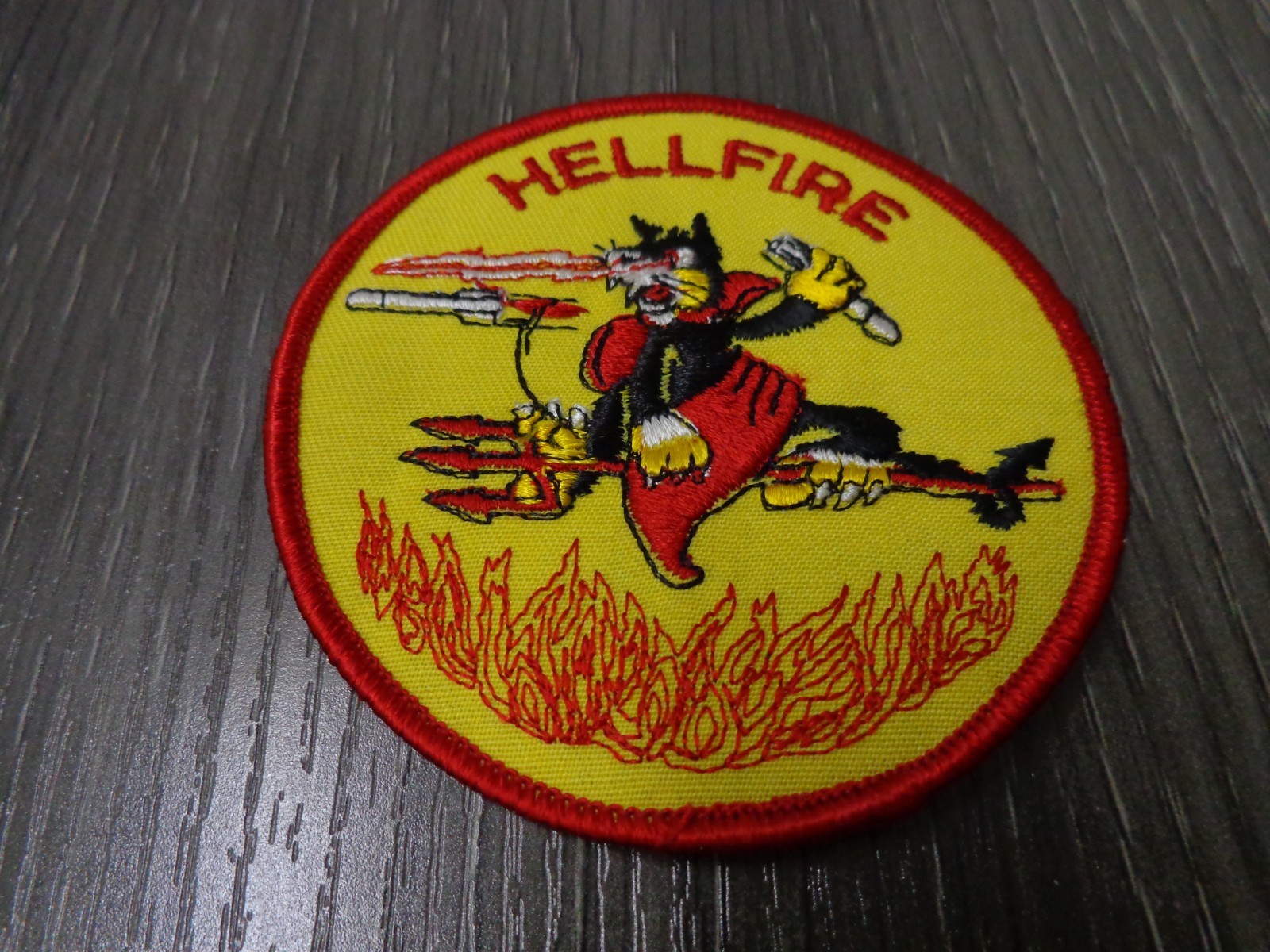 Marine Corps Hellfire Missile patch  NEW COLOR