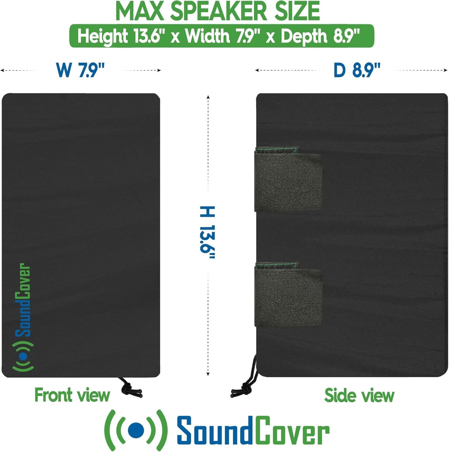 The Light Outdoor Speaker Covers for C-Bracket Mounted Speakers – 210T Poly...