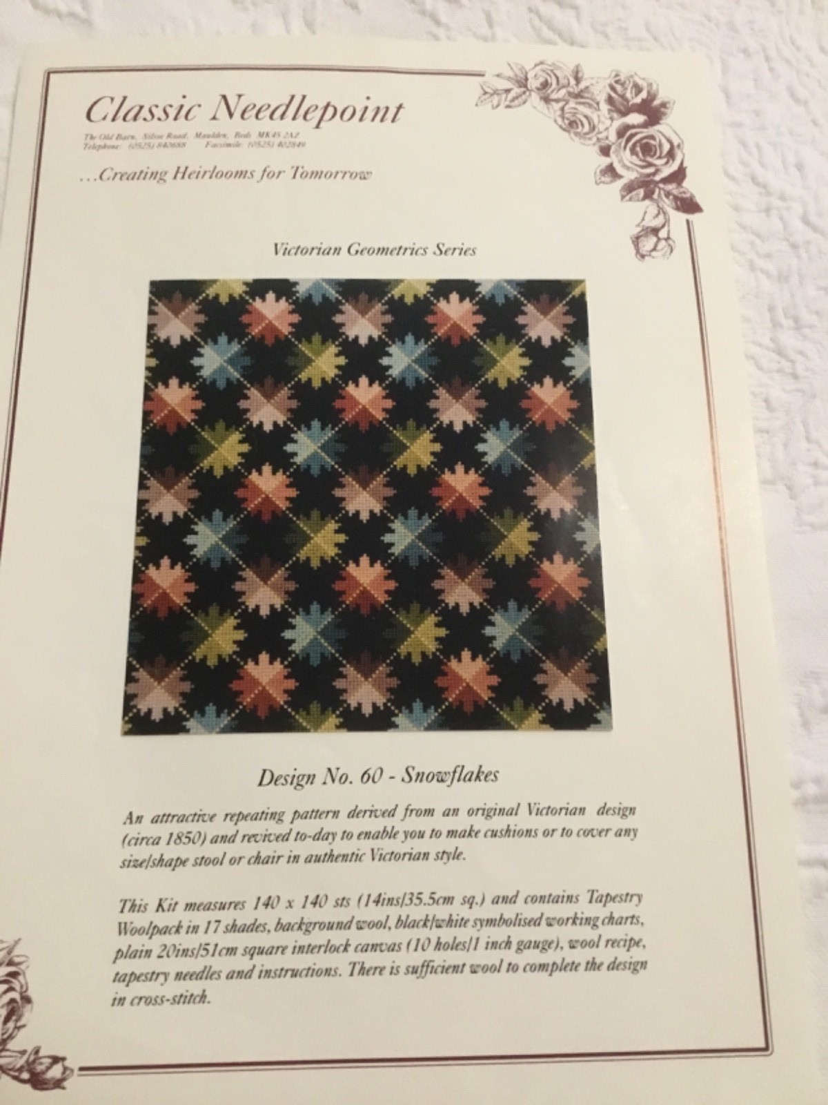 Classic Needlepoint Chart