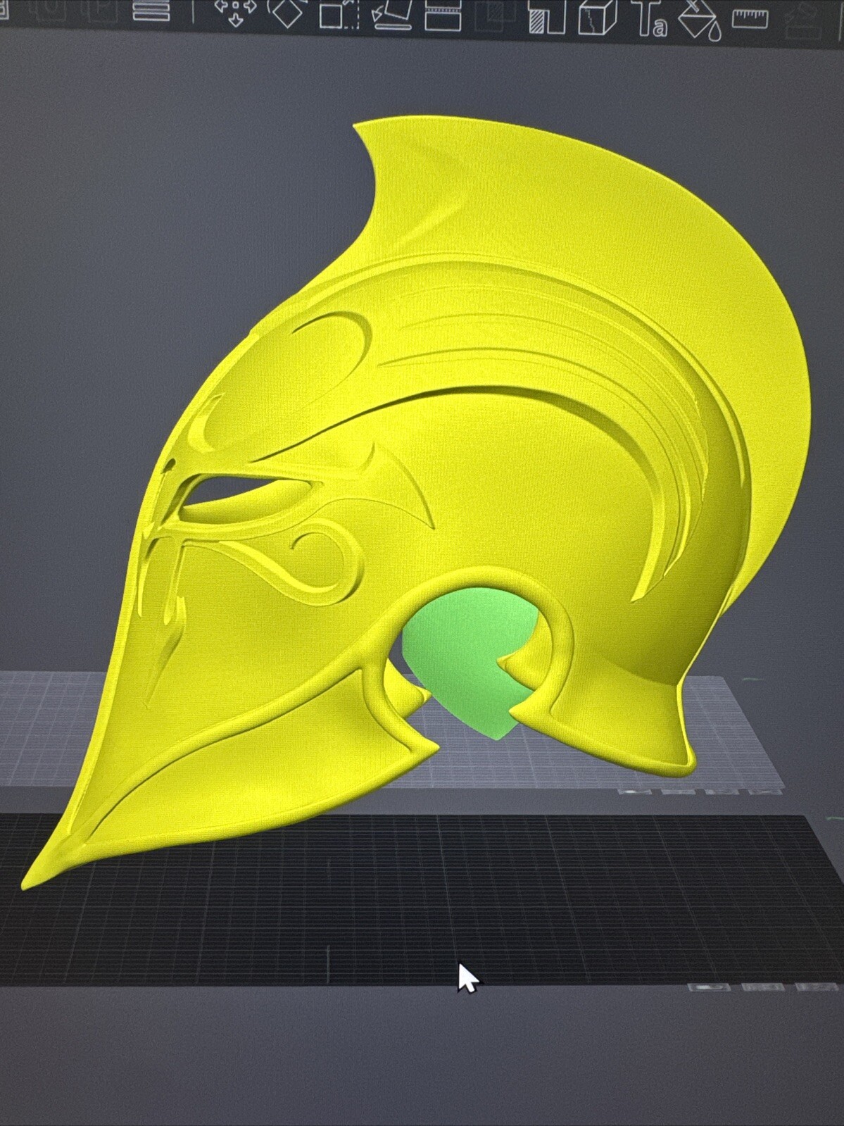 Doctor Fate Helmet PLA Cosplay Headgear Mask Helmet Custom Print Job