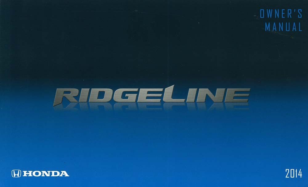 2014 Honda Ridgeline Owner's Manual