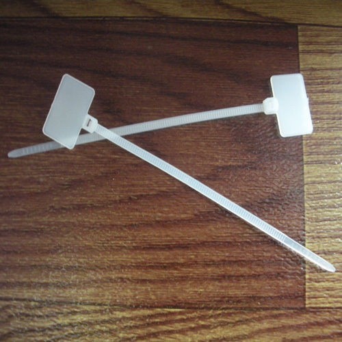 100Pcs Ethernet RJ45 RJ12 Wire Power Cable Label Mark Tags Zip Ties Write