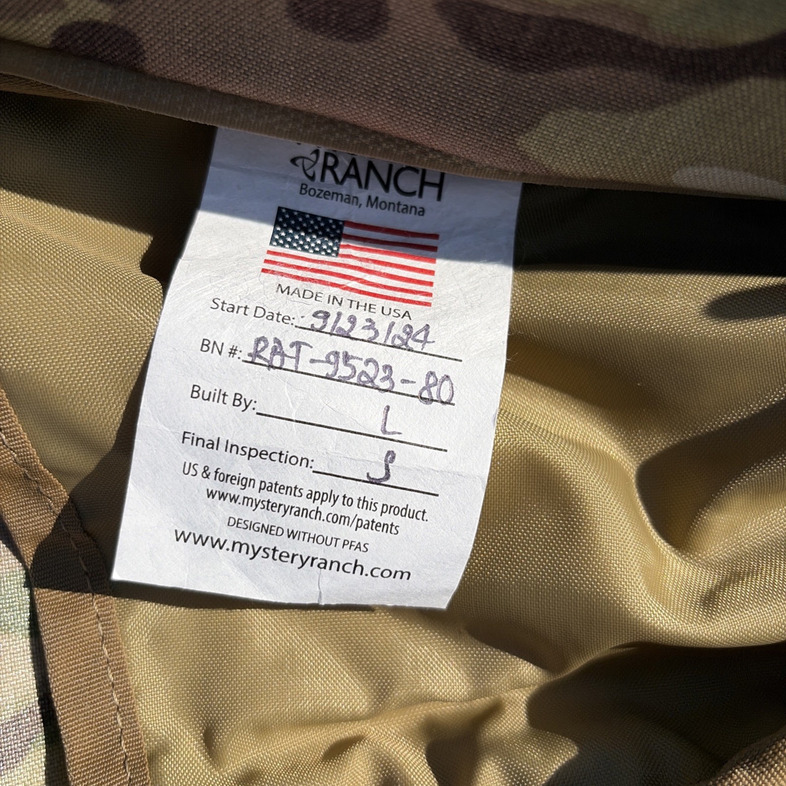 Mystery Ranch RATS Pack Multicam Combat Assault Medic NSW LBT EAGLE CRYE SO TECH