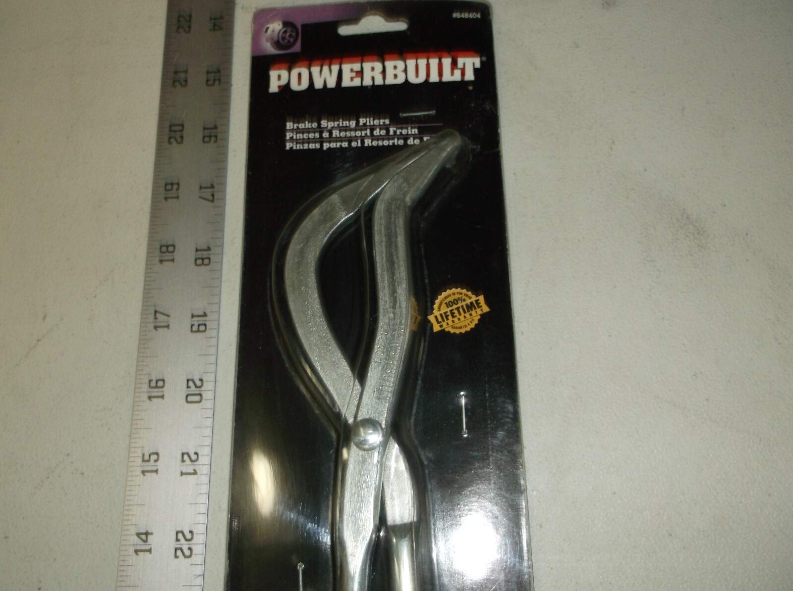 POWERBUILT #648404 BRAKE SPRING PLIERS