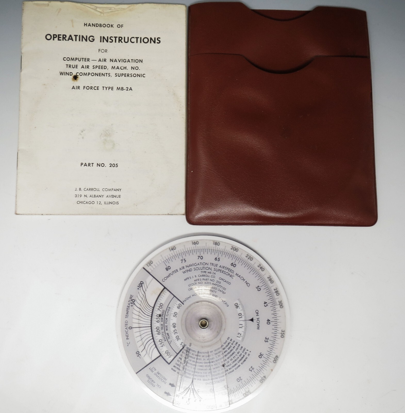 Vintage Air Force MB-2A Navigation Set