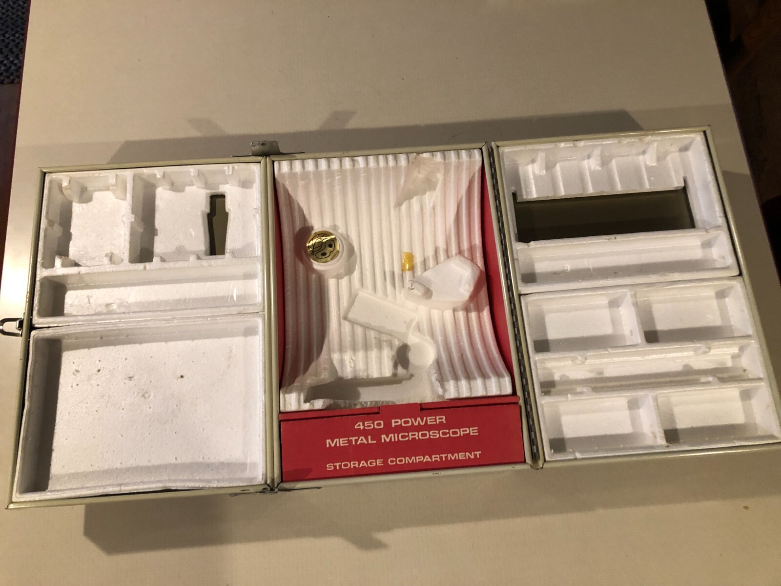 Vintage Skil Craft "Microscope Lab" Metal Box or Case (ONLY)