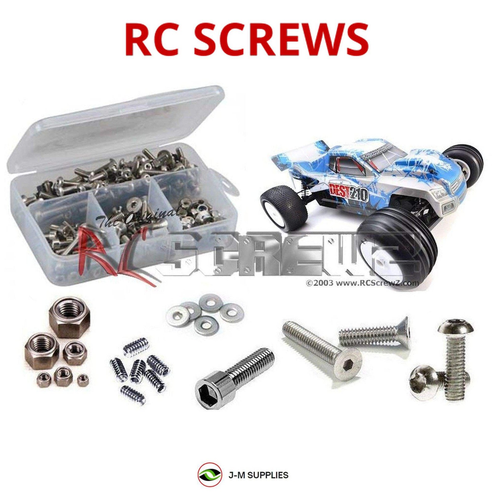 RCScrewZ Stainless Screw Kit durg008 for Team Durango DEST-210 Stadium | SET