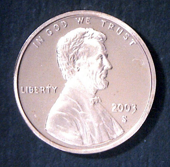2003 S PROOF LINCOLN MEMORIAL CENT PENNY "Free Shipping"