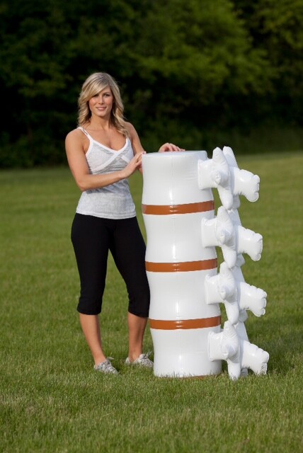 Inflatable Spine 4ft, Chiropractic, PT, Patient Education or Waiting Room Fun
