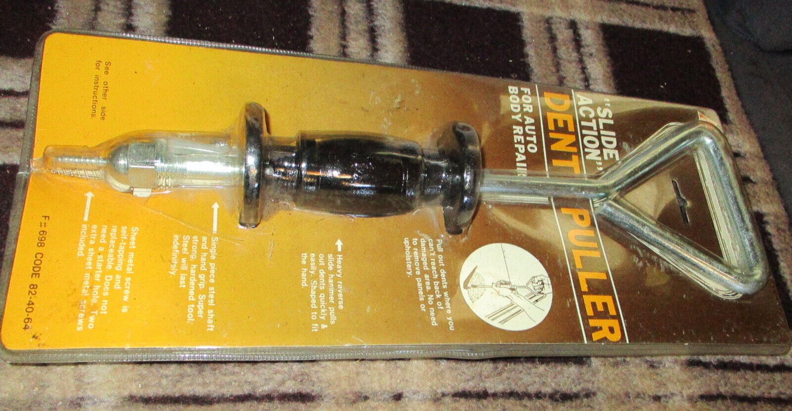 KMart Automotive Dent Puller / Slide Hammer F#698 Code 82-40-64