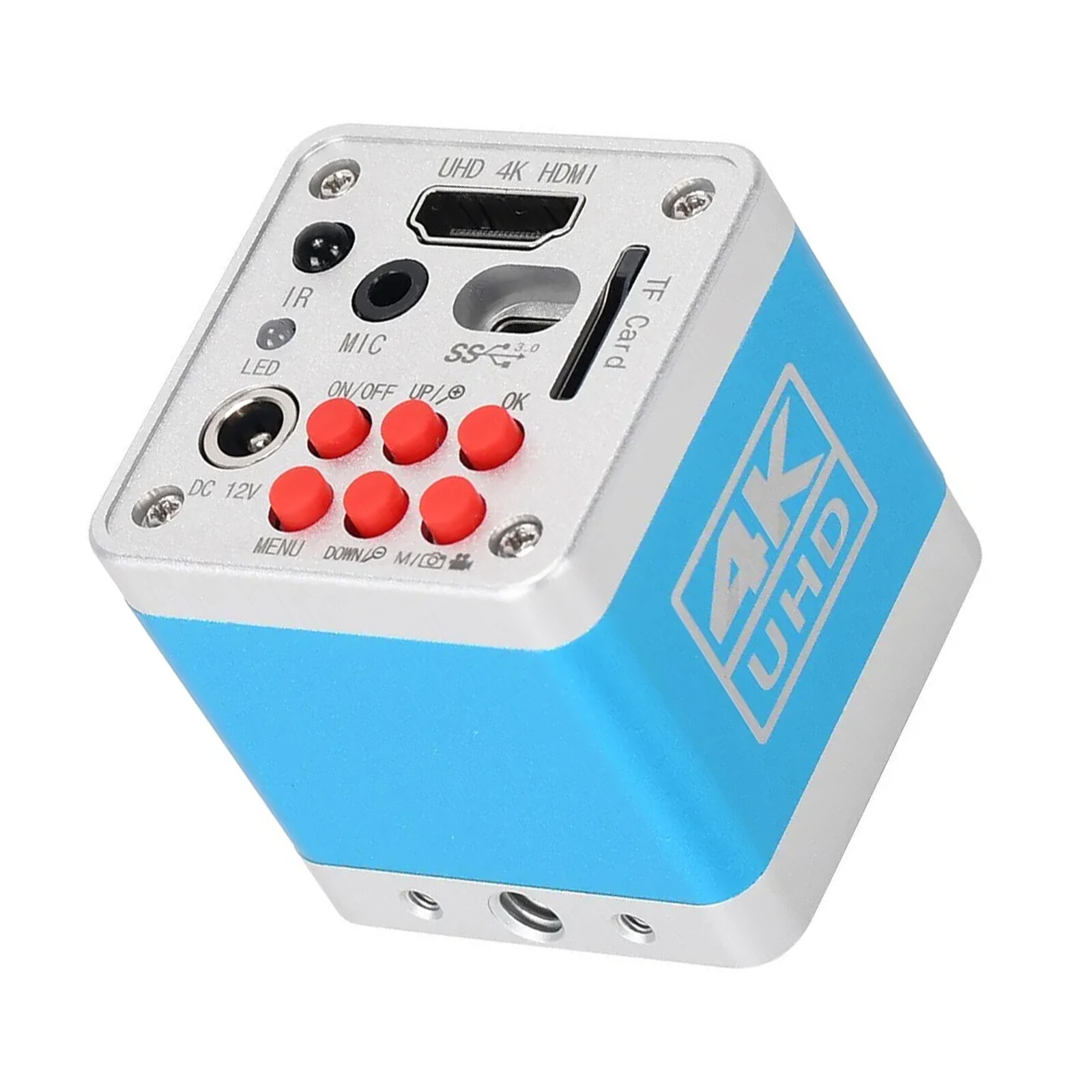 HY-6110 DC 12V 4K Microscope Camera Telescope Electronic USB Camera &32G TF Card