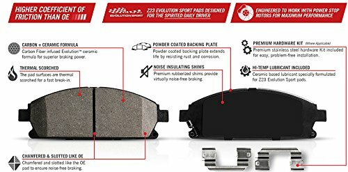 Power Stop (Z23-865) Z23 Evolution Sport Brake Pads, Front