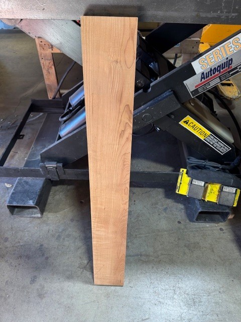 Roasted Figured Maple🍁Guitar Neck 1.3"x4.75"x36.5 KD Temper 6/4