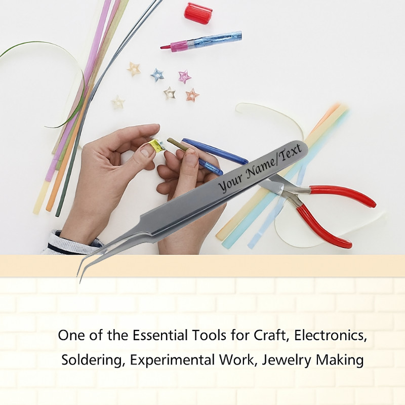 Professional Precision Tool Stainless Steel Scissor & Tweezer Set for Sharp Work