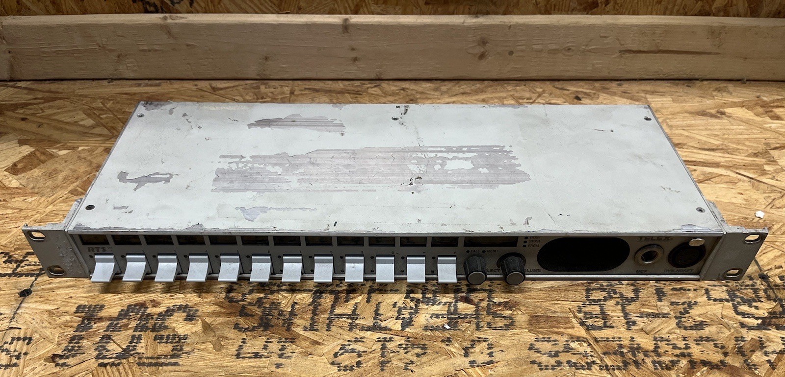 UNTESTED RTS Telex KP-12L 12 Position Key Panel Intercom System