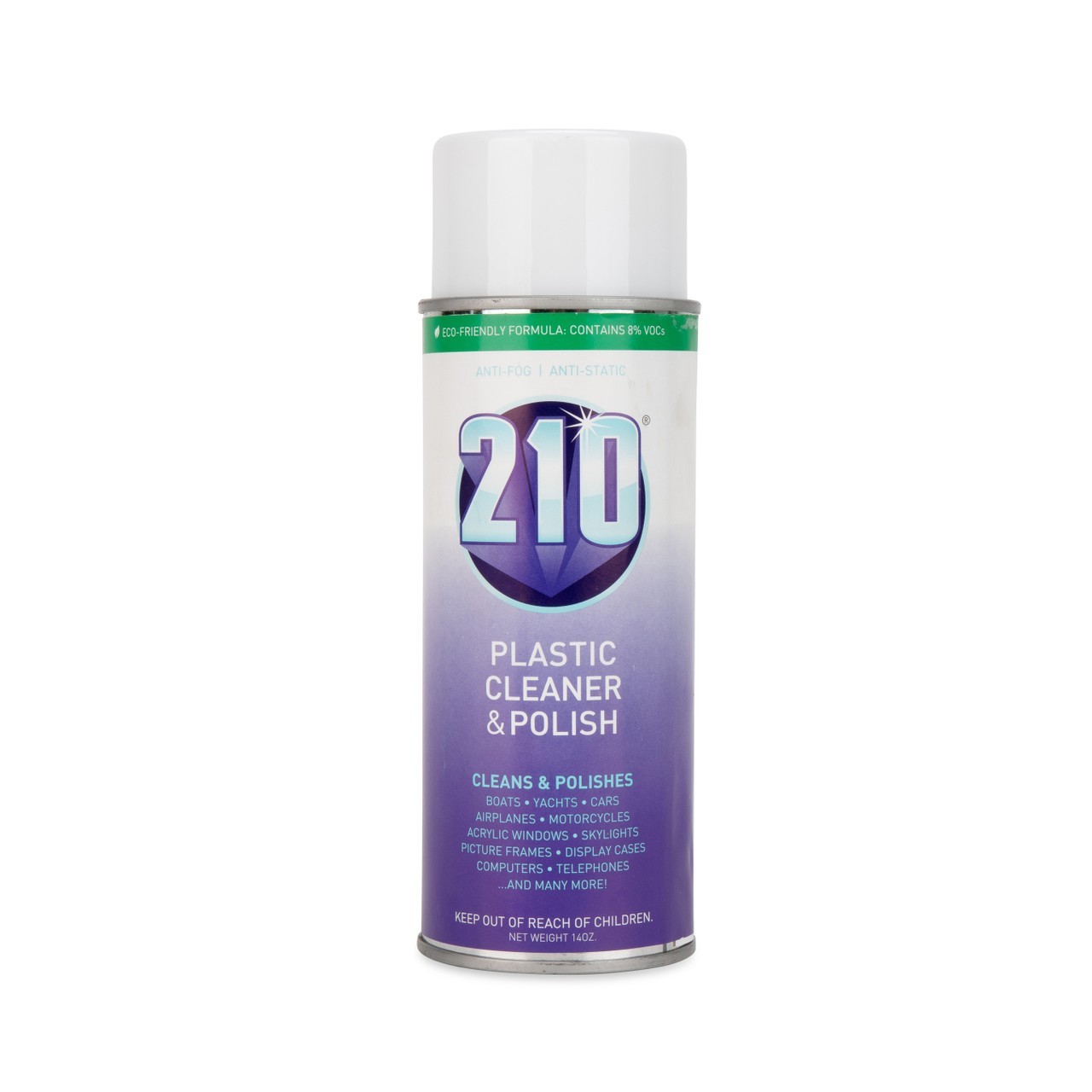 Camco 210 Plastic Cleaner / Polish 14oz Spray 40934