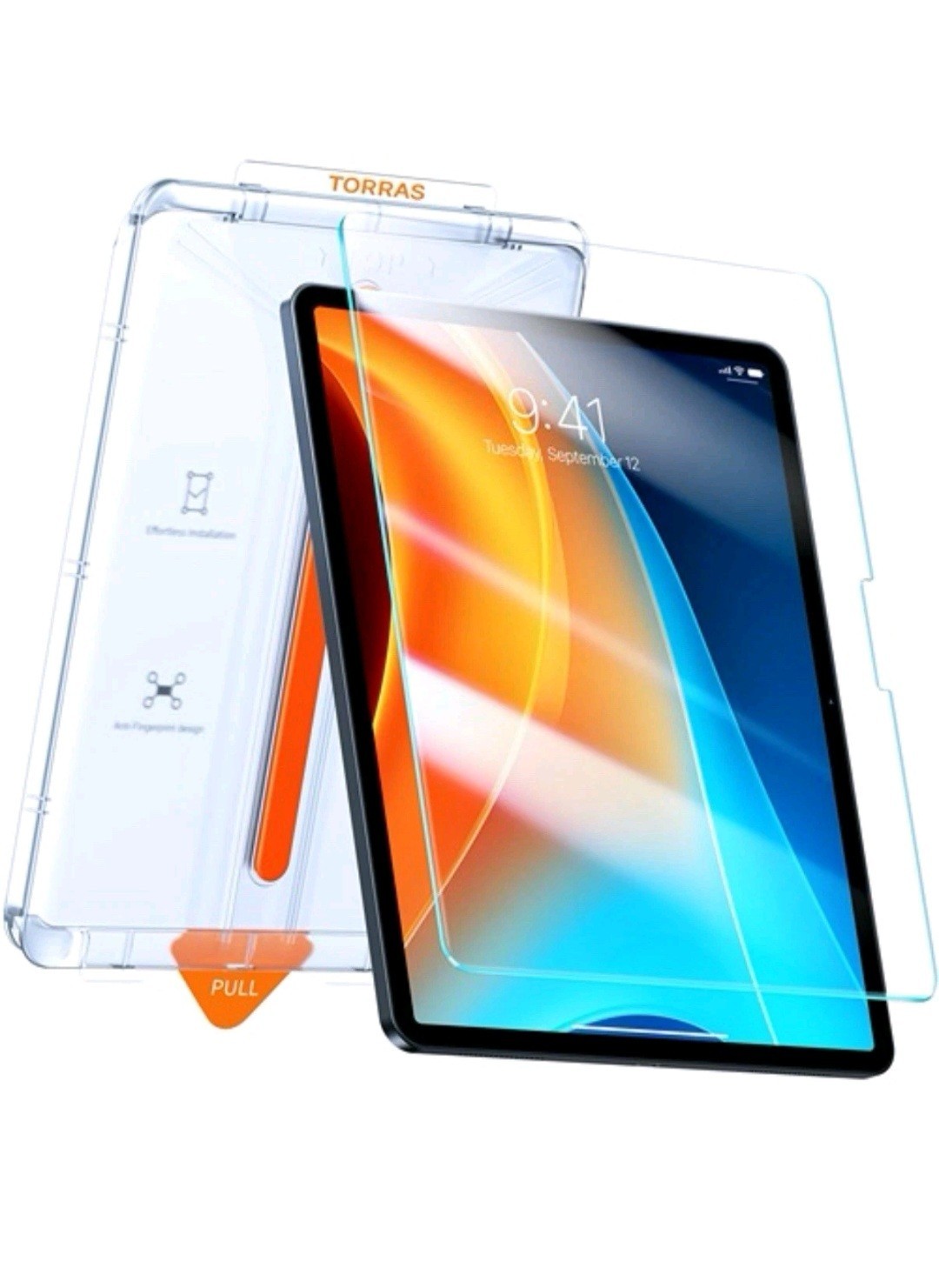 TORRAS iPad Pro 11 M4 2024 Screen Protector 9H+ Tempered Glass Military Grade