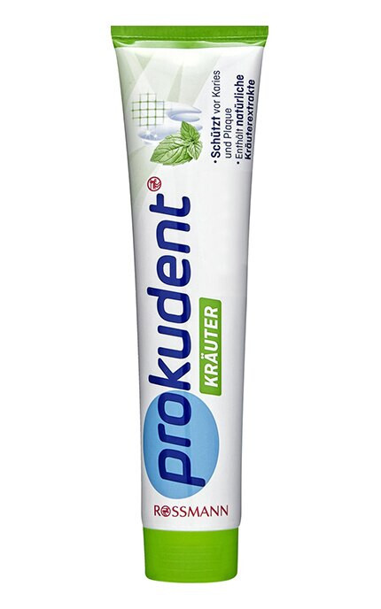 3 PROKUDENT HERBAL Daily German Toothpaste Against Caries & Plaque 125ml 4.2oz