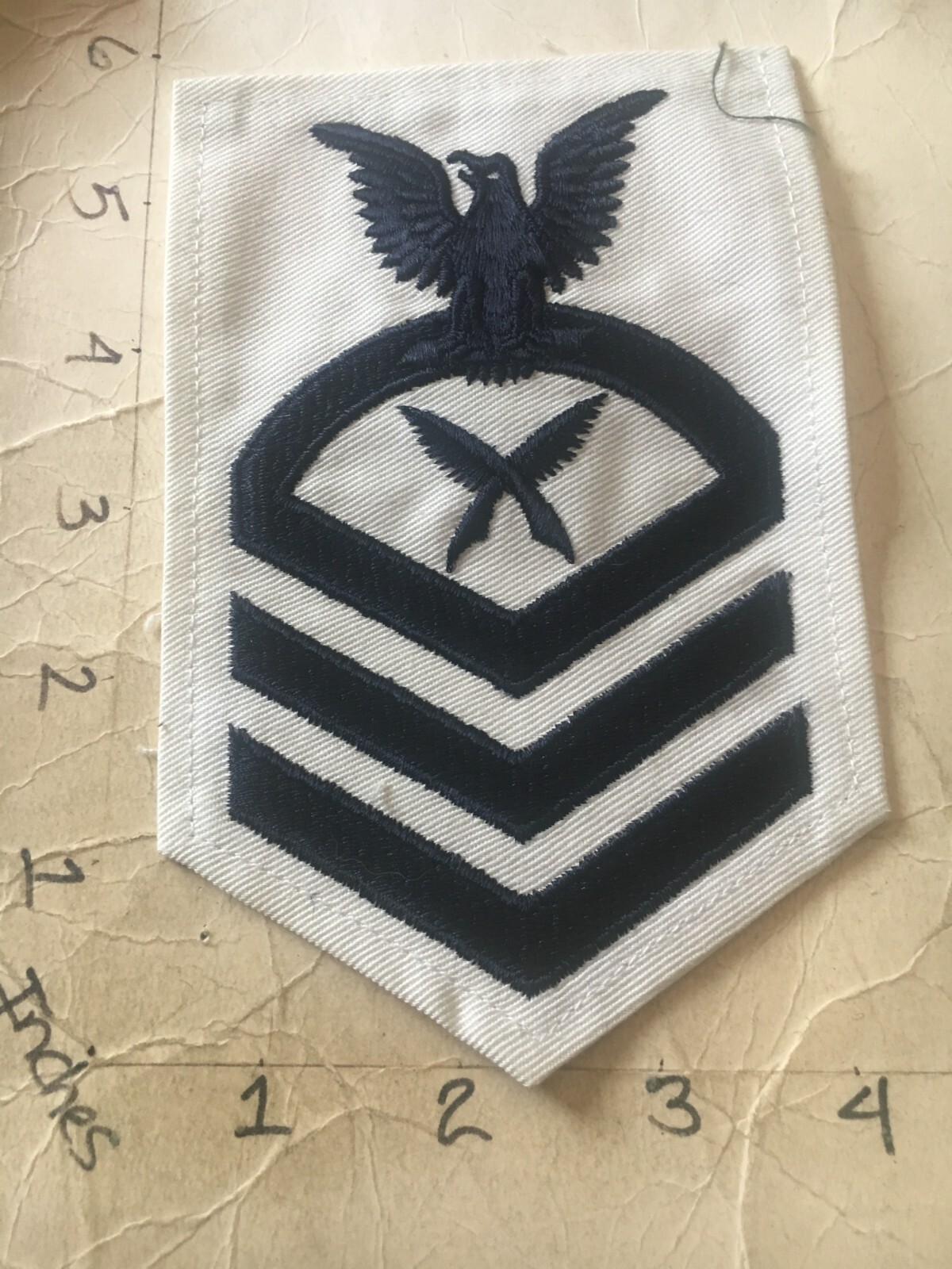 USN Rate Yeoman Chief Petty Officer white Patch 6/12/24