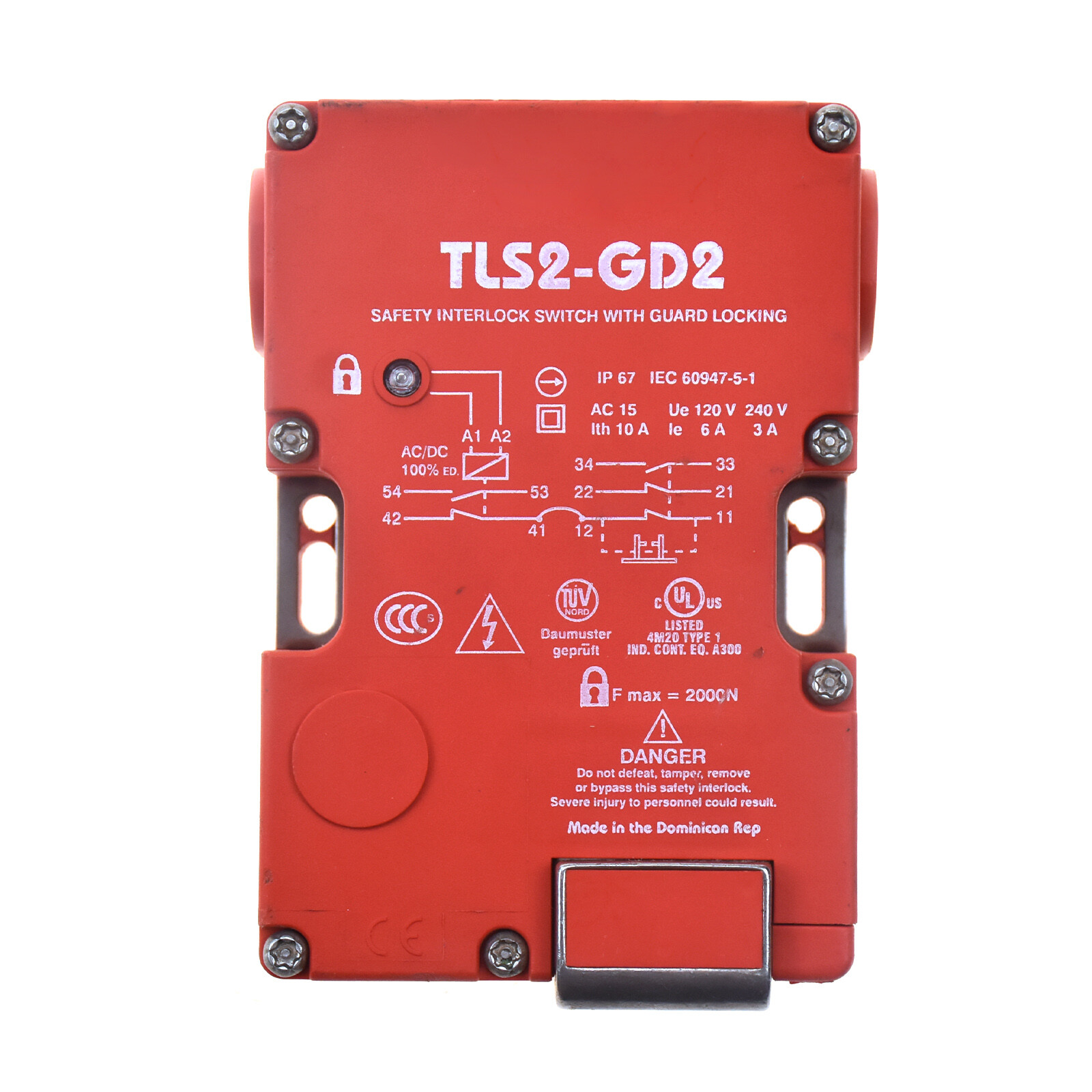 TLS2-GD2 Solenoid Door Safety Switch A/B