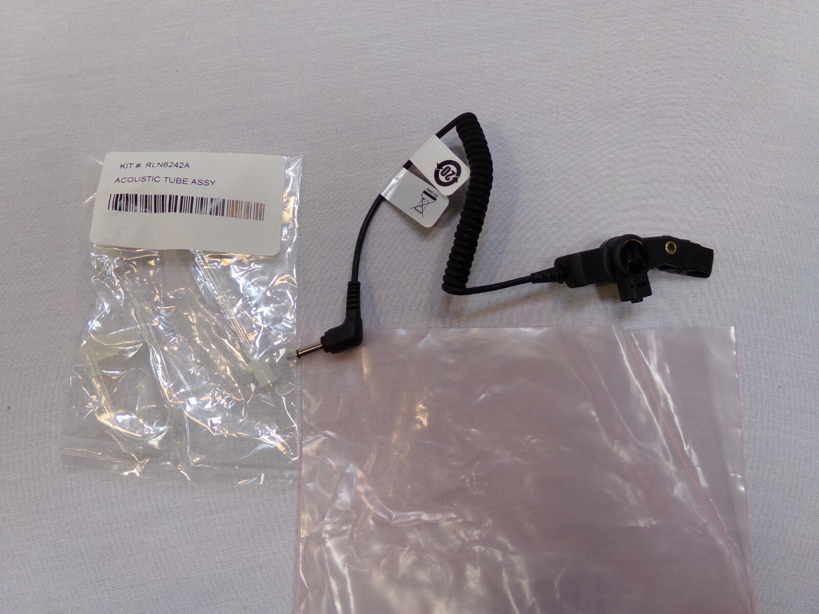 KIT # RLN6242A ACOUSTIC TUBE ASSY Motorola 2-Way Radio Earpiece