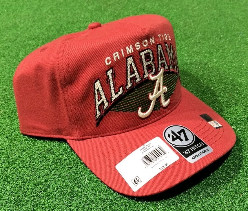 Alabama Crimson Tide NCAA '47 Brand Hitch Snapback Adjustable Hat Throwback look
