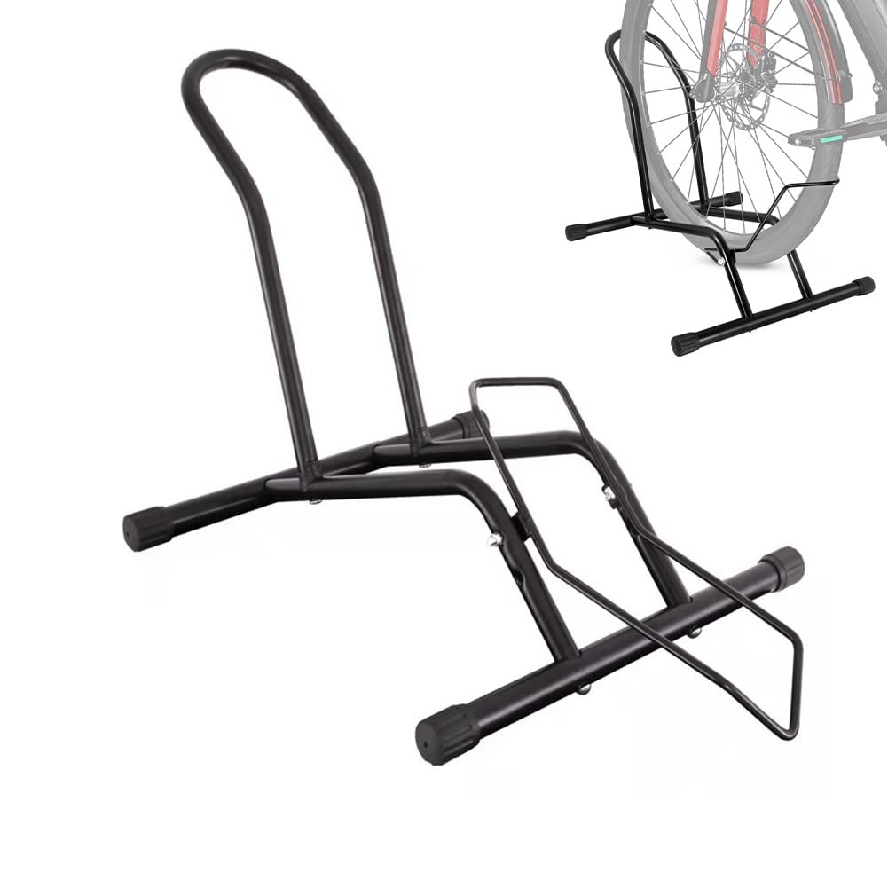 Bike Stand, Black, Alloy Steel, 3.35 in Wide, Easy to Use, Stable, Compatible...