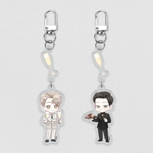 Webtoon MD [ POP THE BEYOND ] Between the Lines 공사구 Acrylic Keyring (OFFW254)