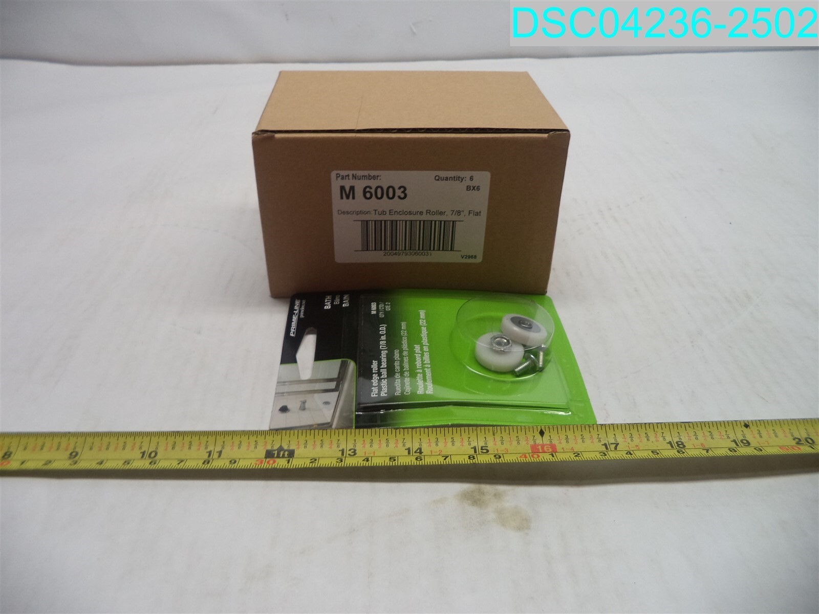 QTY=6: Prime-Line M 6003 Shower Door Roller 049793060037