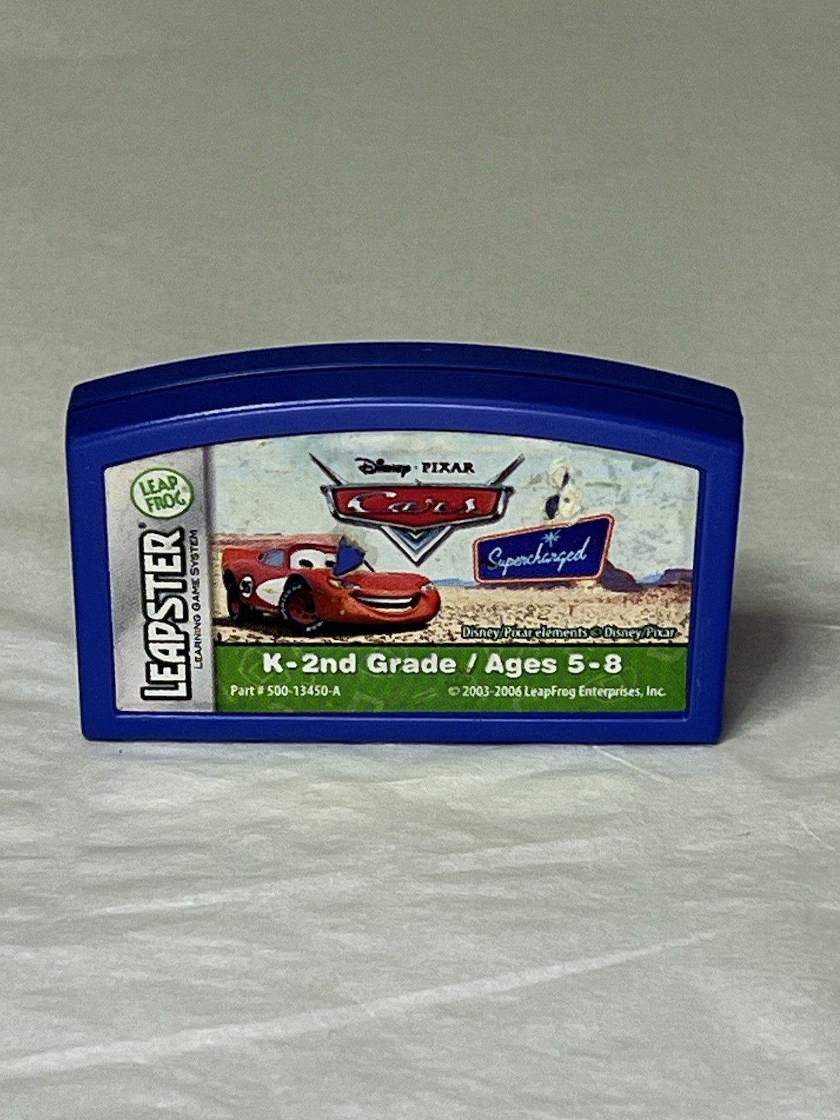 Leapster 2 Disney Pixar Cars Video Game K-2nd Grade Ages 5-8 2003-2006 LeapFrog